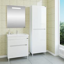 СанТа Мебель для ванной Лондон 70 напольная LED – фотография-4